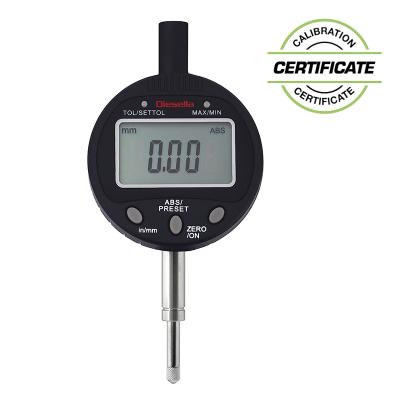 Digital måleur 0-12,7 x 0,01 mm med TOLERANCE og MIN/MAX funktion (Inkl. Certifikat)